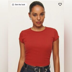 Reformation muse tee size small red cute!!